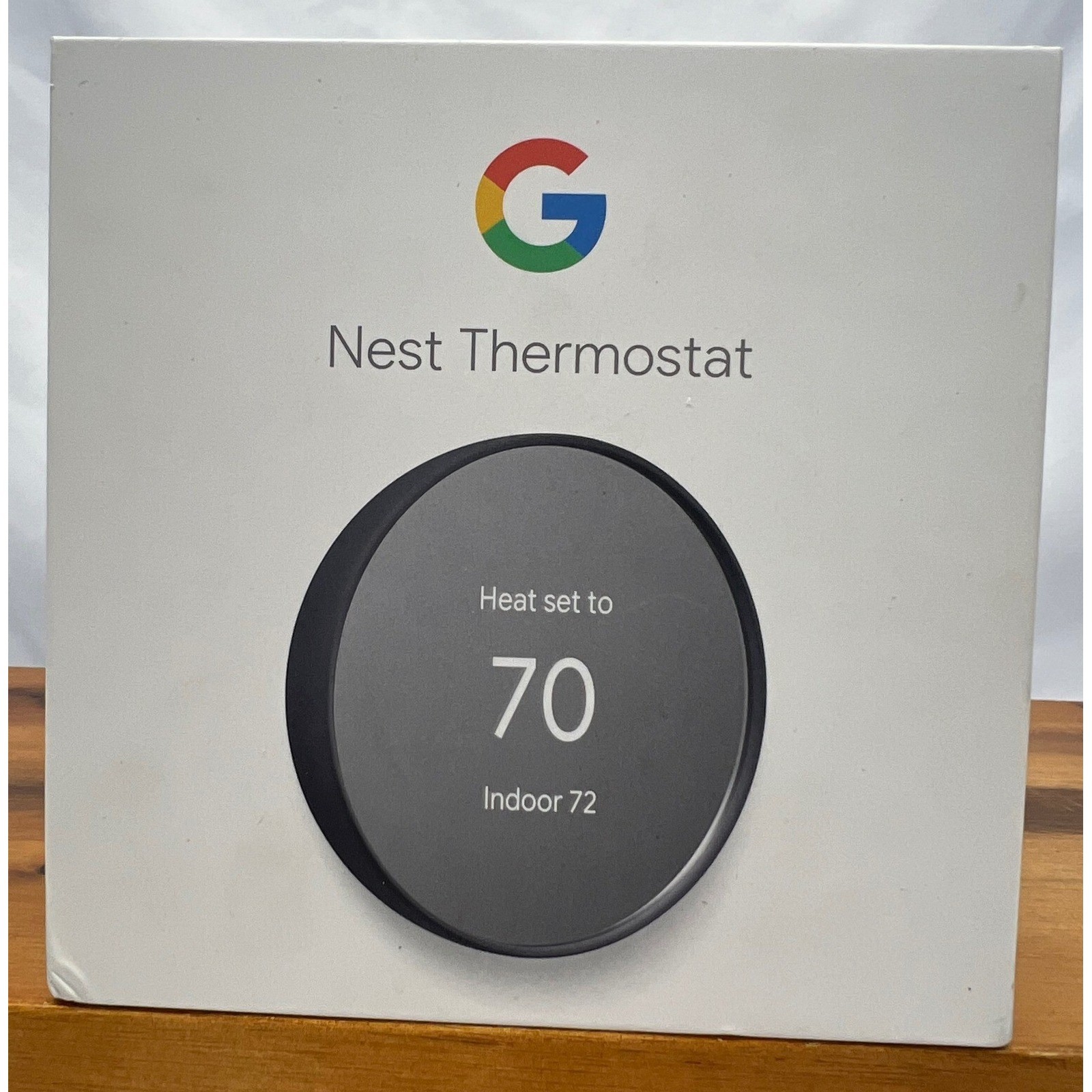 Google Nest Thermostat Smart Programmable G4CVZ Charcoal Gray New Open Box