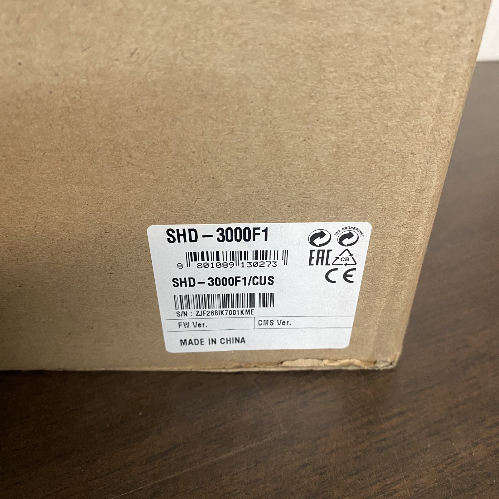 Hanwha SHD-3000F1 In-Ceiling Ivory Flush Mount Network Dome Surveillance Camera