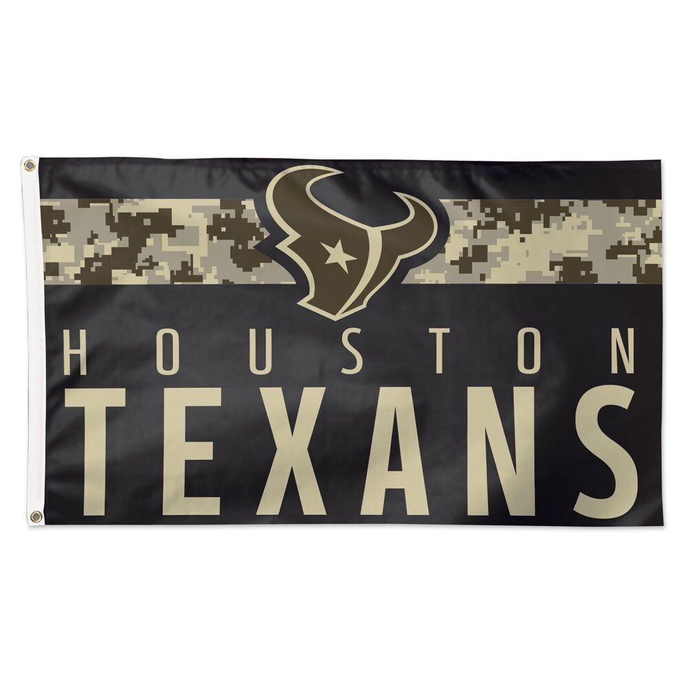 For Houston Texans Football fans 3x5 ft Camouflage Flag Ideal NFL Gift Banner