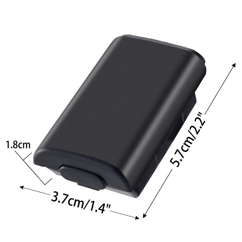 AA Battery Back Cover Case Shell Pack For Xbox 360 Wireless Controller Black Lot