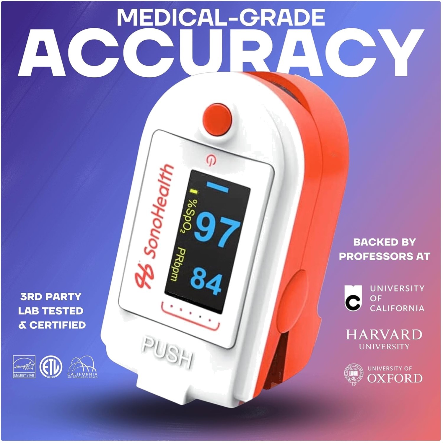 Pulse Oxi V 1.0 - Fingertip Oxygen Saturation Monitor
