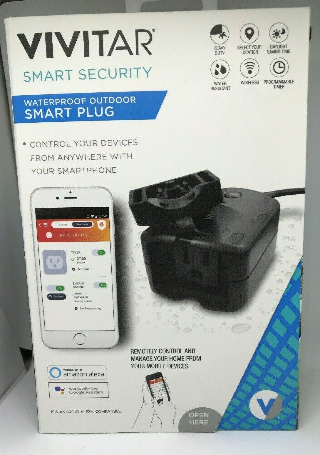Vivatar  Wireless Outdoor Weather Resistant Wi-Fi Outlet