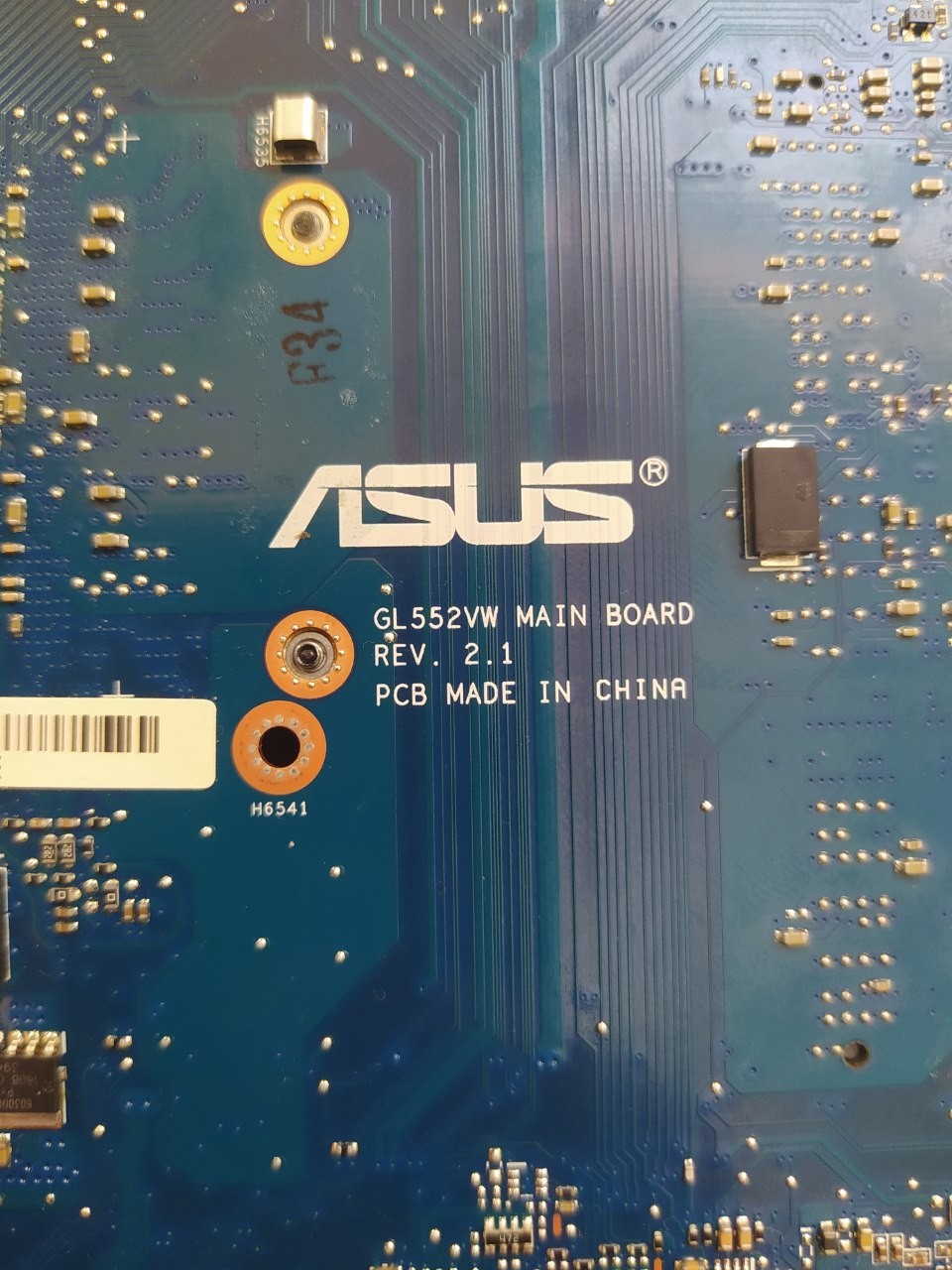 🖥️ BIOS CHIP: ASUS ROG GL552VW REV 2.1 Programmed