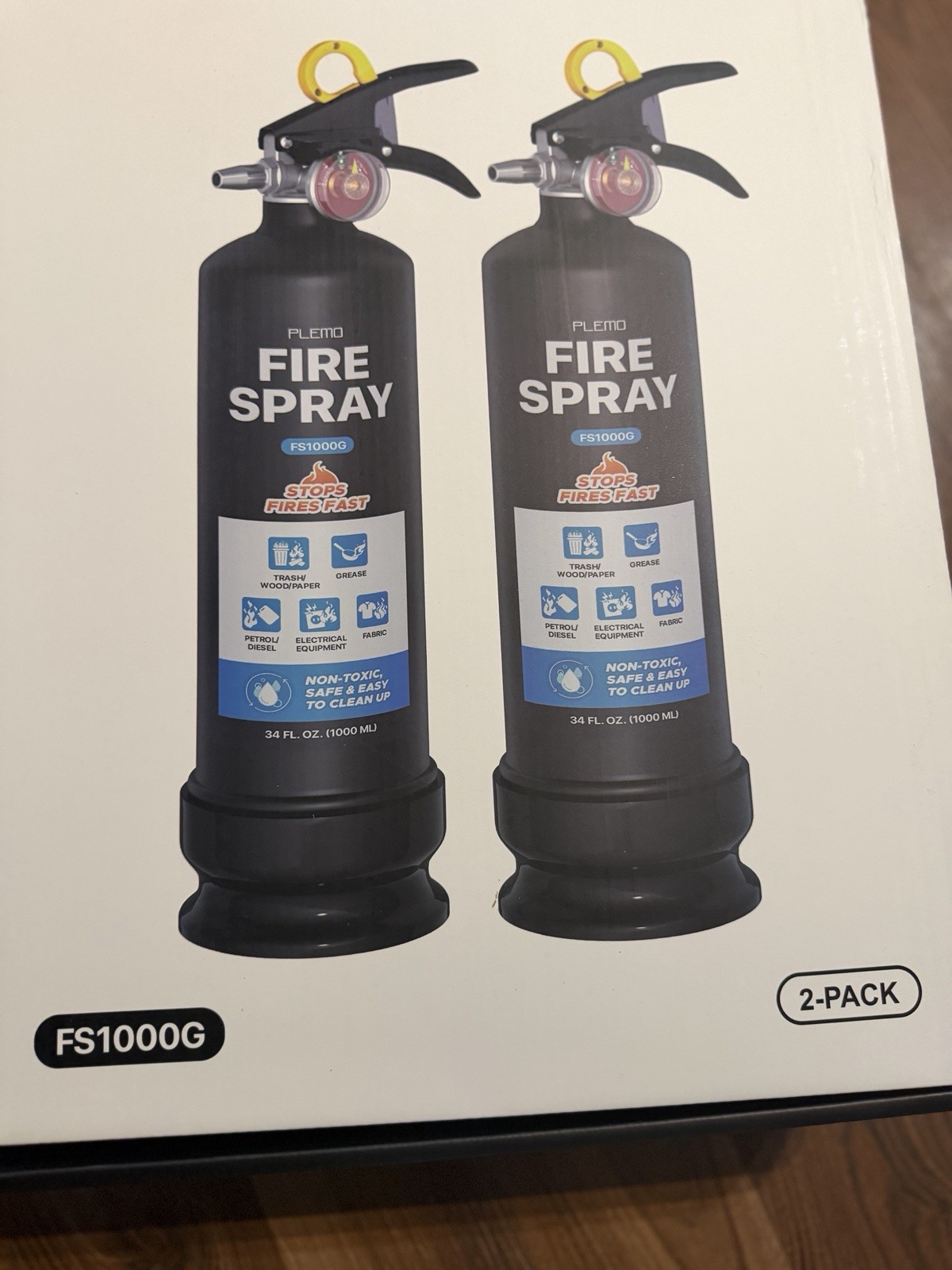 Fire Extinguisher For Home Water-Based with Easy-Grip Quick Release Handle fo...