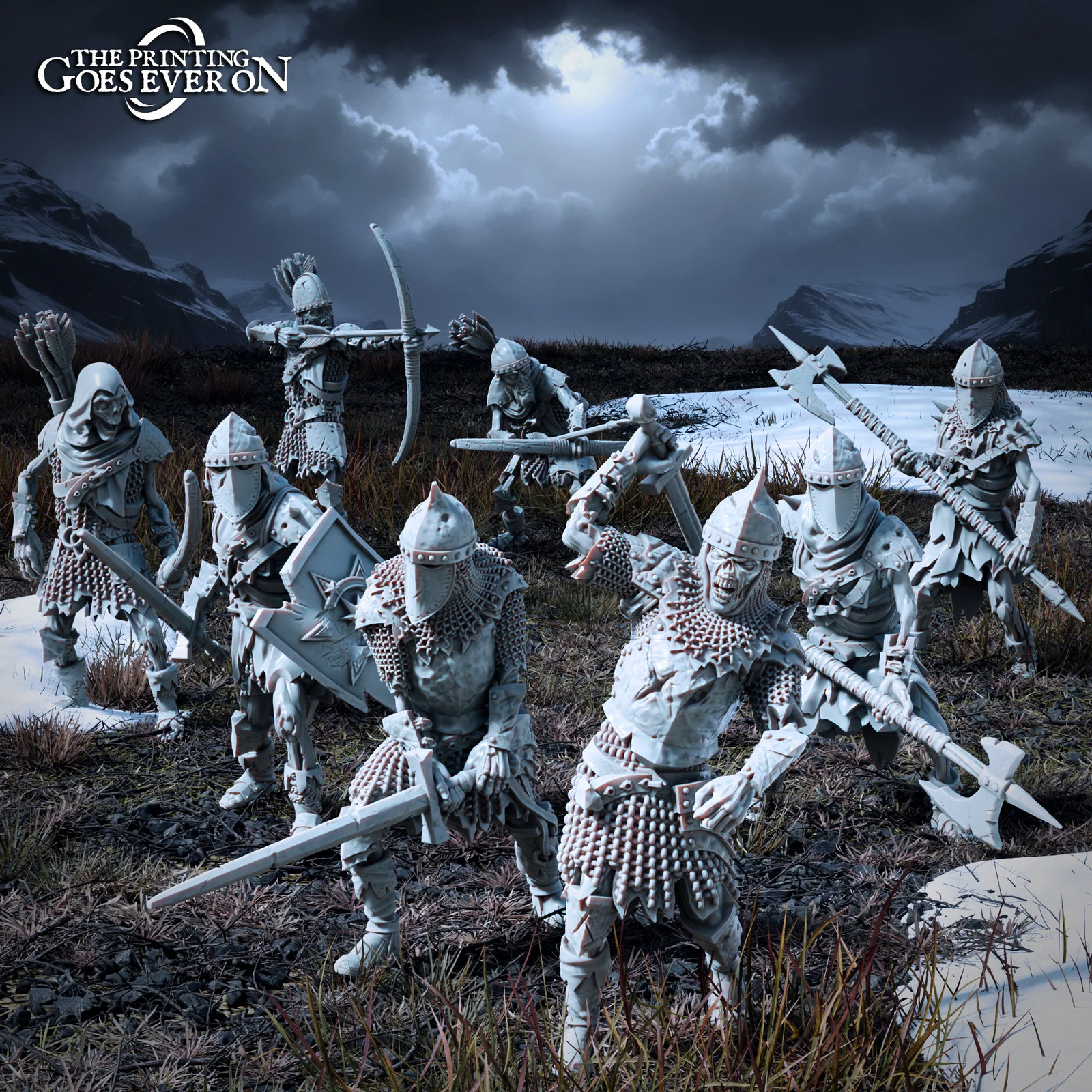 Barrow Wights - Resin Tabletop Miniature