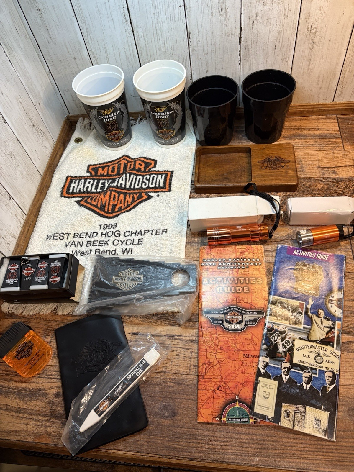 Vintage Harley Davidson Reunion Swag Gift Random Items Lot of Collectibles 90s