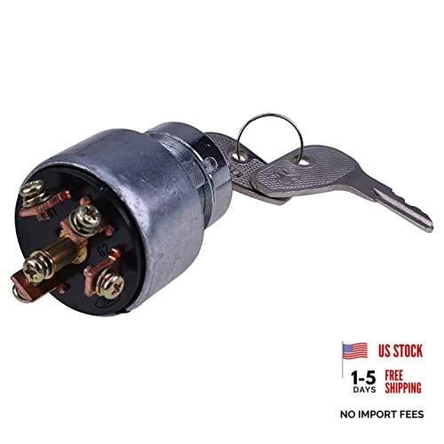 Ignition Switch 99178C1 with 2 Keys Compatible withCase Tractor 235 245 255