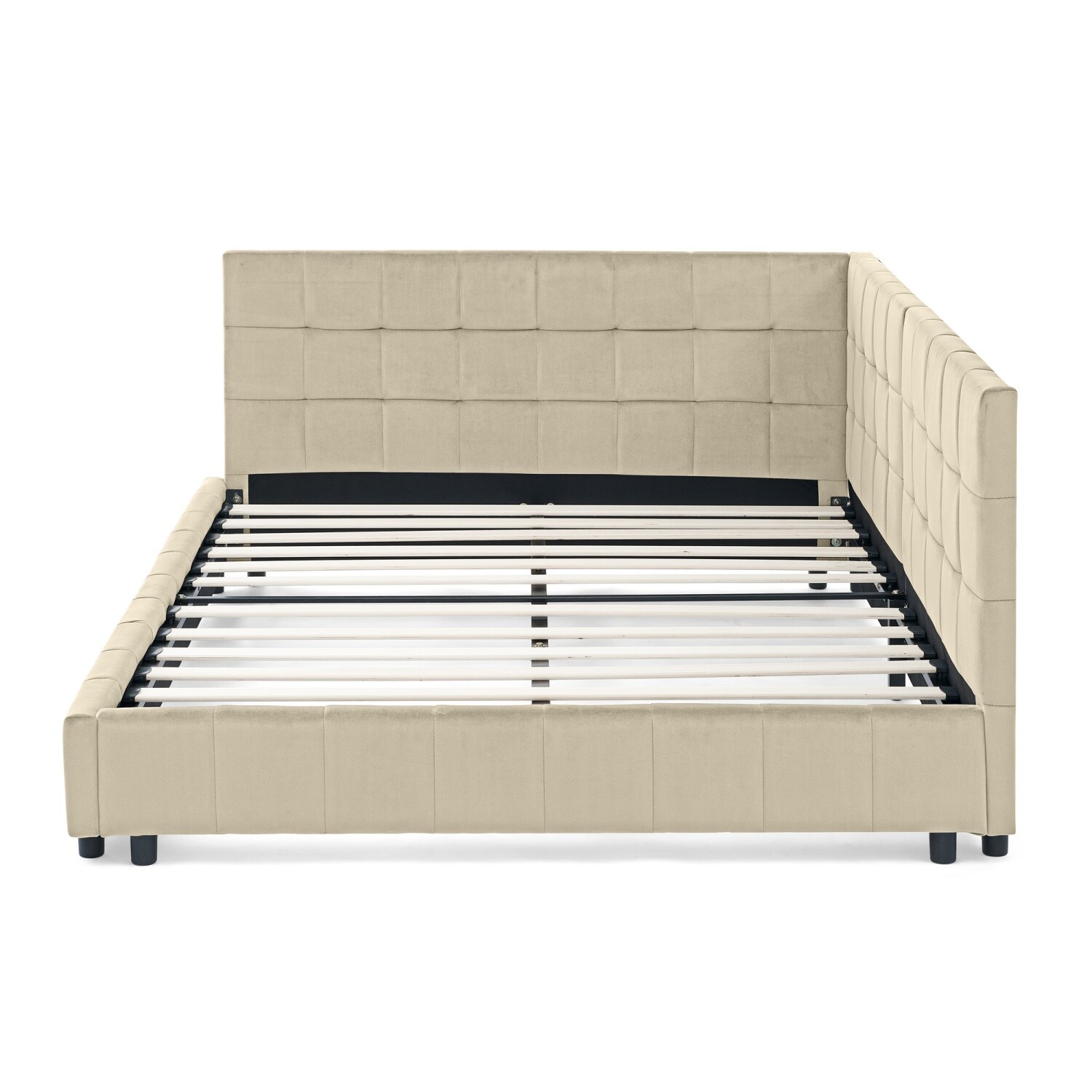 Full Size Daybed Upholstered Bed Frame Sofa Bed for Bedroom Multiple Colors