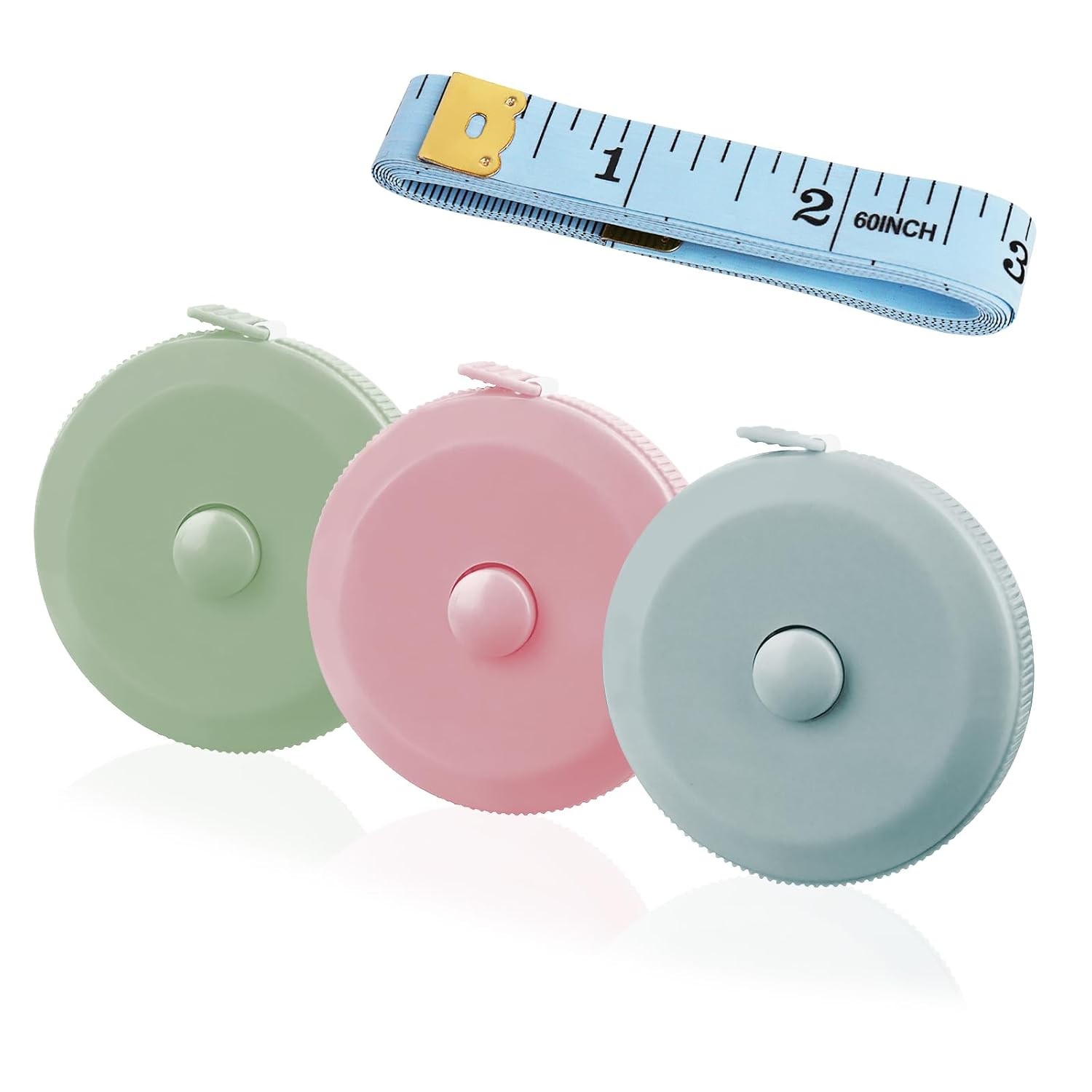 GDMINLO 3 Pack Tape Measure Measuring Tape for Body Craft Weight Loss Measuremen