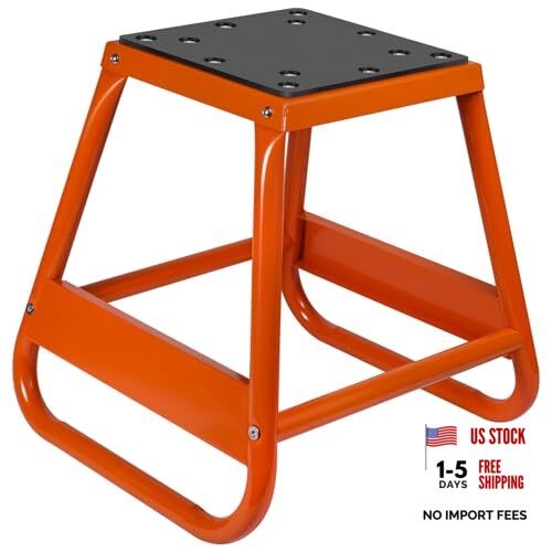 Dirt Bike Stand Motorcycle Center Stand with Non-Slip Pad, Heavy Duty