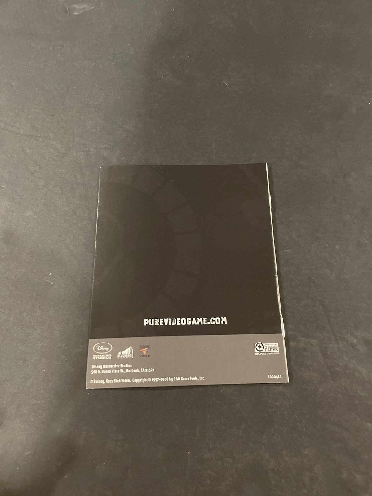 Pure ps3 Manual Only