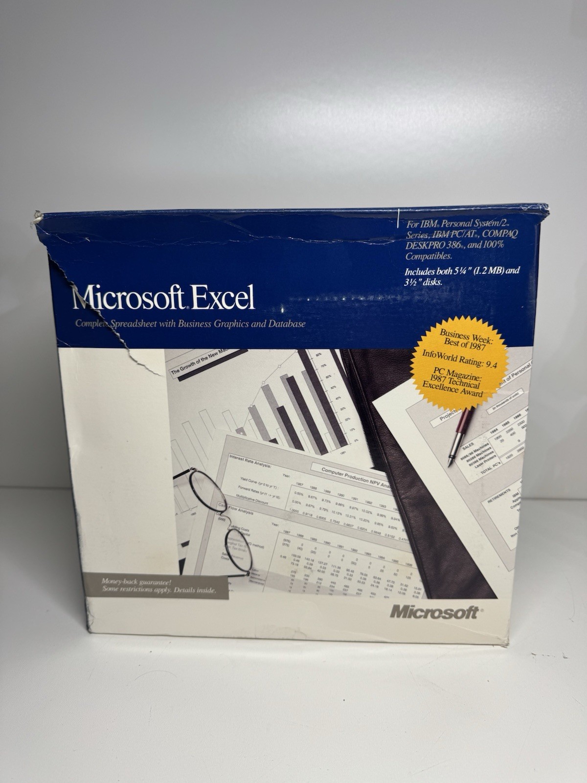 Microsoft Excel for Windows 3.5" Floppy, 1988 Vtg New Unused