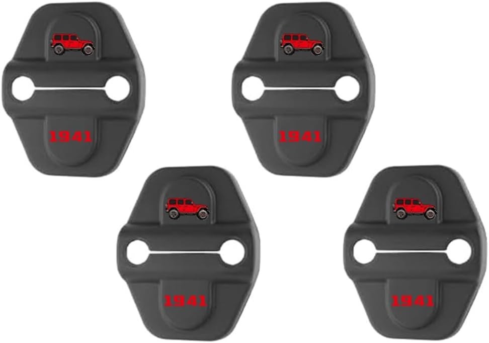 Car Door Lock Cover for Jeep Wrangler JL JLU 2018-2025 GUIILAN Decoration Sahara