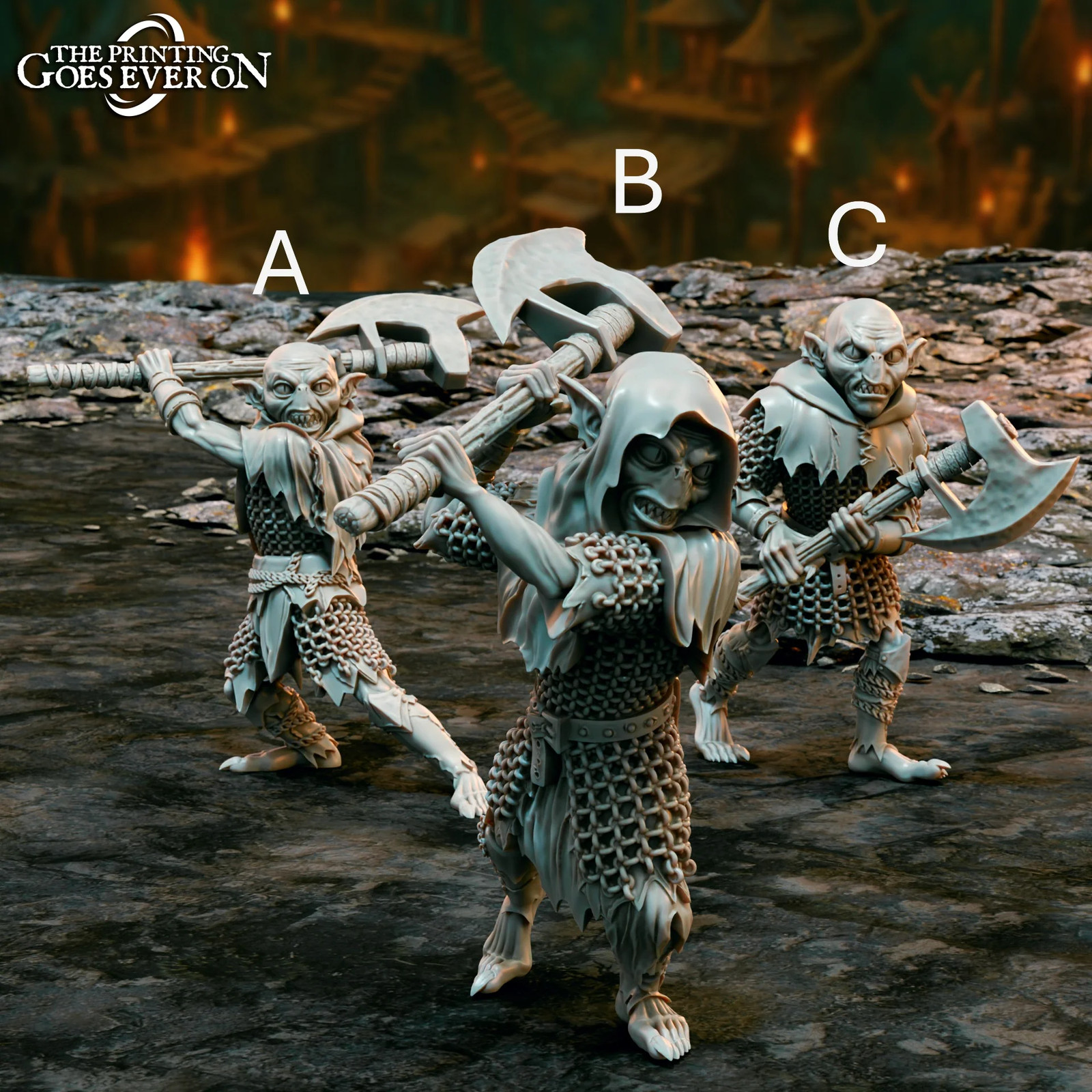 Goblin Stalkers - Resin Tabletop Miniature