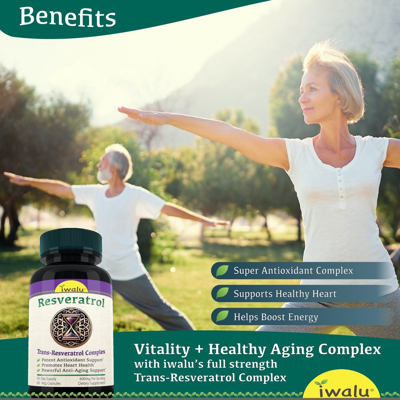 Resveratrol | Best Cortisol Reducer Supplements, IWALU (Official) *FREE SHIPPING