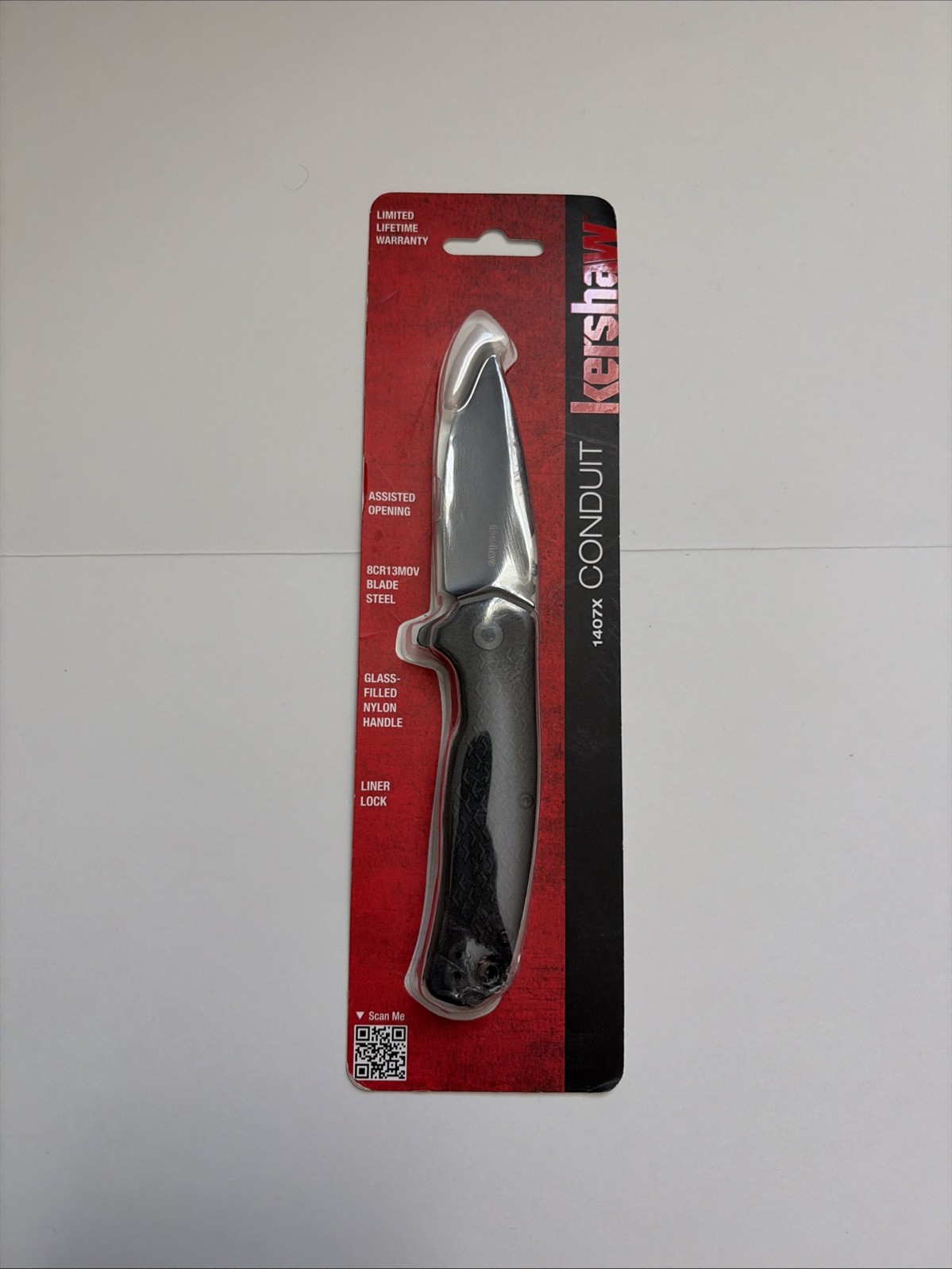NEW! Kershaw Shoreline Model 1407X 3.0" SS Blade, A/O Pocketknife Black