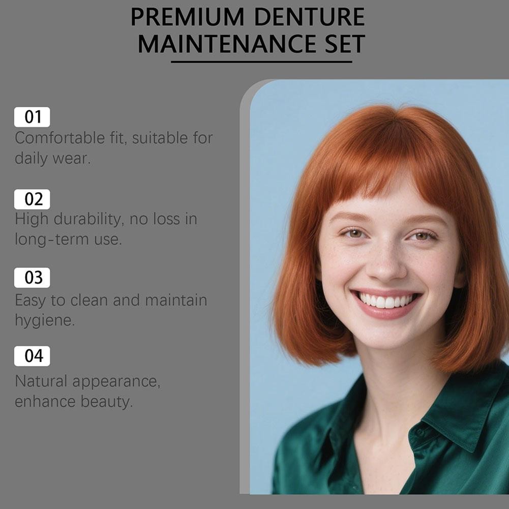 Feimuko Premium Denture Care System Maintenance Set -