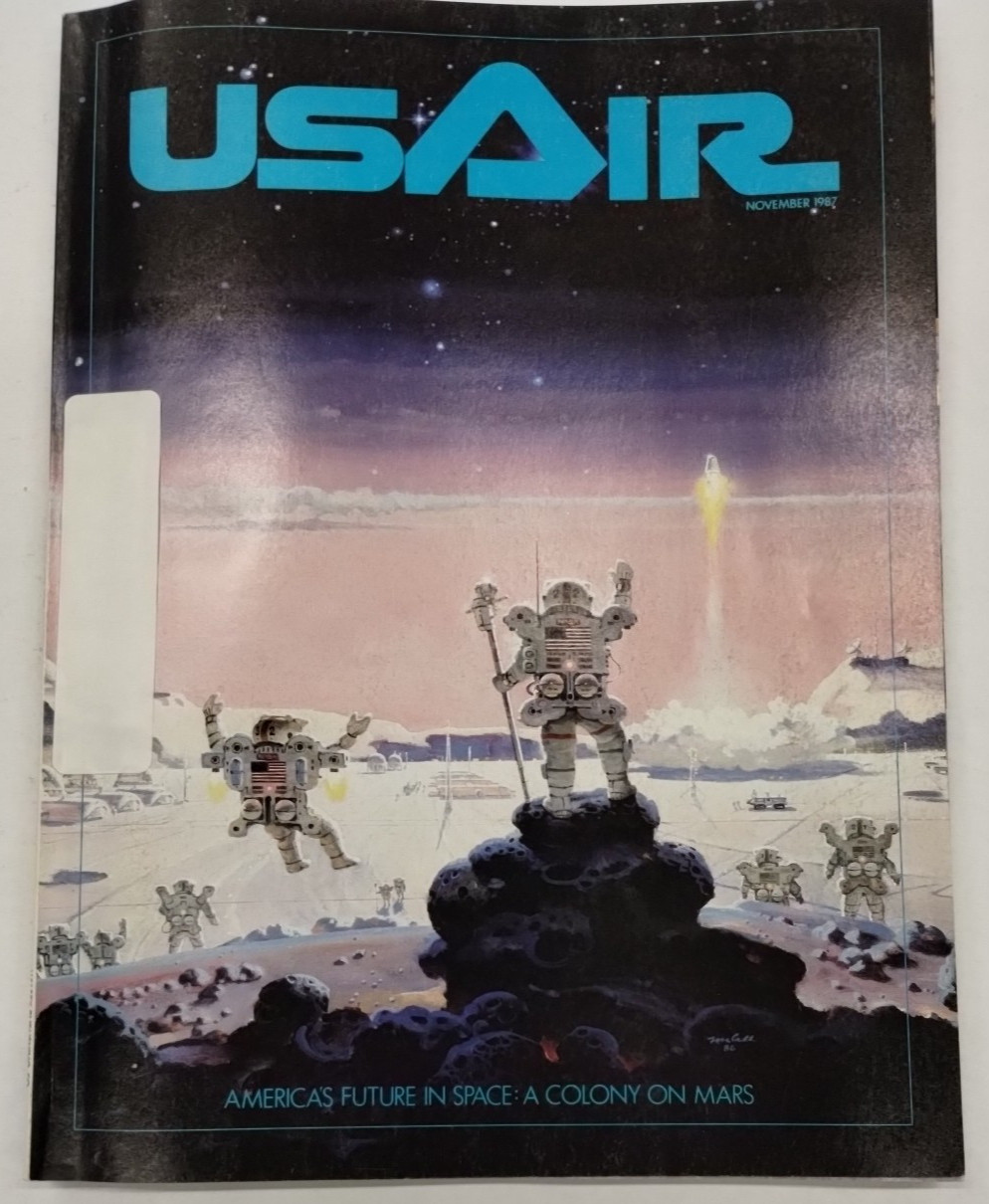 USAIR Magazine November 1987/ Volume IX/Number XI-Original.