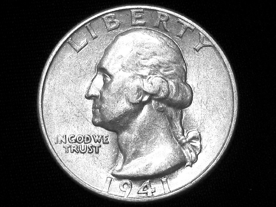 1941 Washington Quarter --- Almost Uncirculated +++