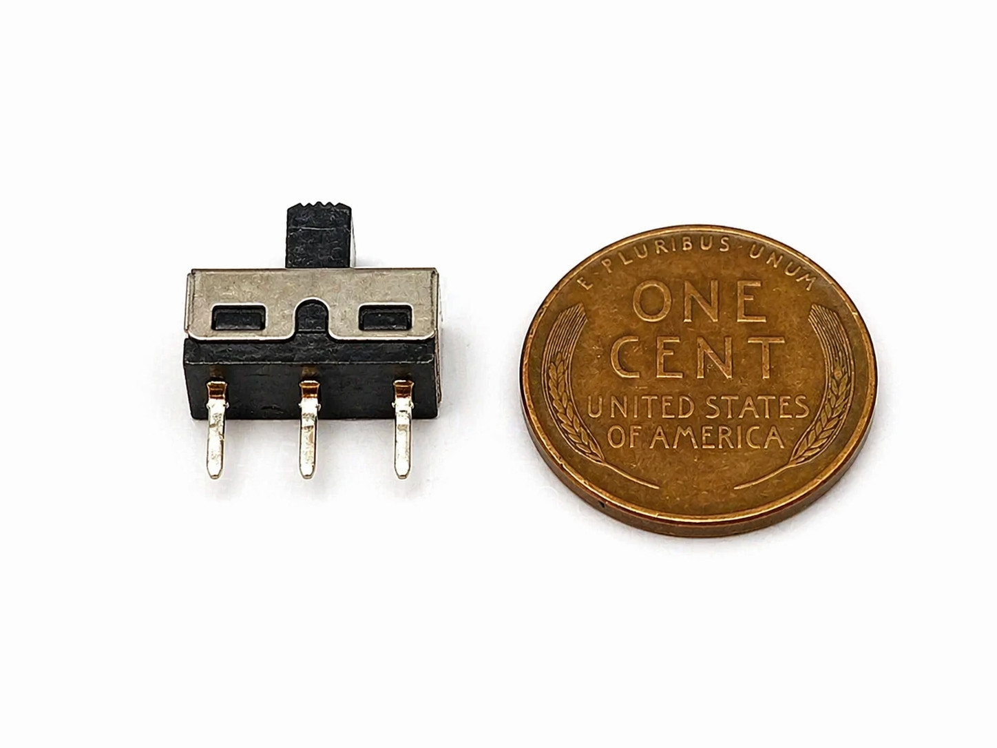 Slide switch 1P2T 3pin on/off SS-12D06G5 Angled Terminal Miniature  E14 STAMP