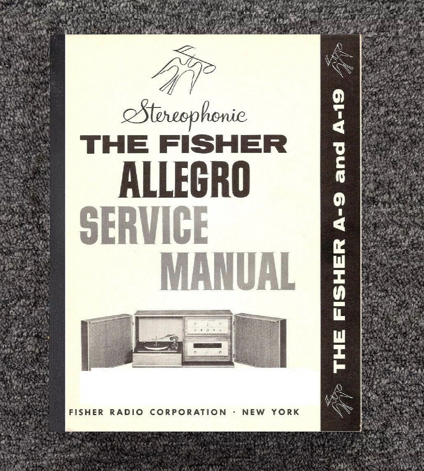 Service Manual Fits Fisher ALLEGRO A-9 & A-19