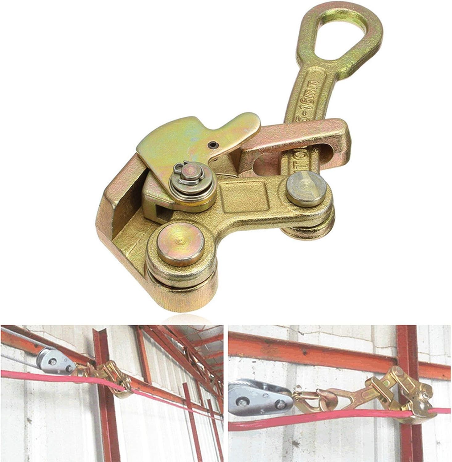 Cable Grip Wire Gripper Steel Cable Puller Tool for Wire Rope,Pulling 2204 Lb...
