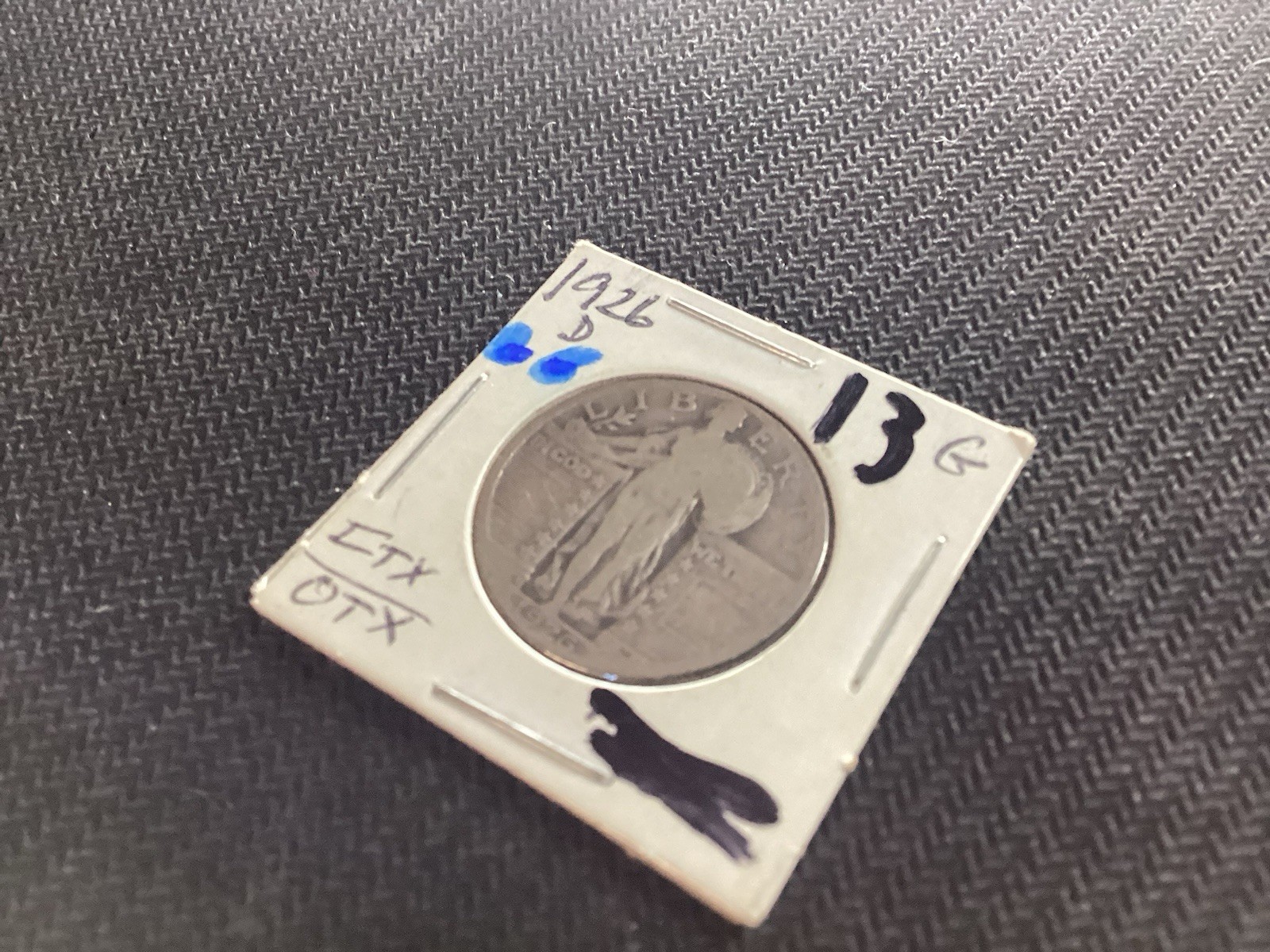 1926-D Standing Liberty Quarter In Fine 12