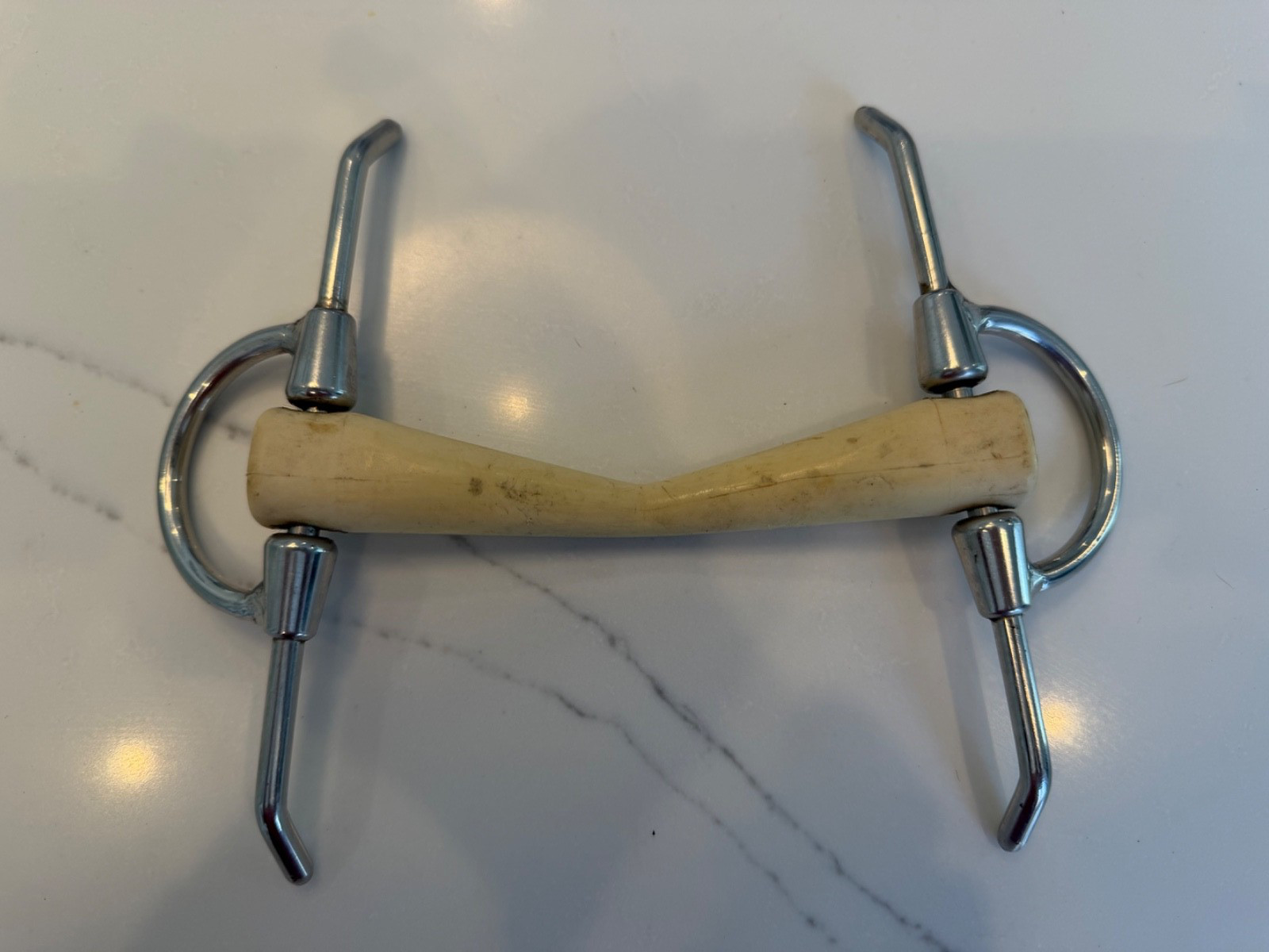 Herm Sprenger Nathe Full Cheek Snaffle Bit  120mm 4 3/4”