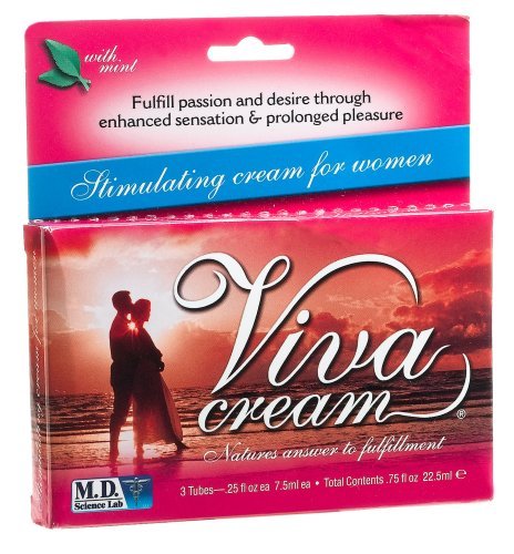VIVA CREAM Stimulating Gel for Women - 3 Tube Pack - Female Arousal Enhancer
