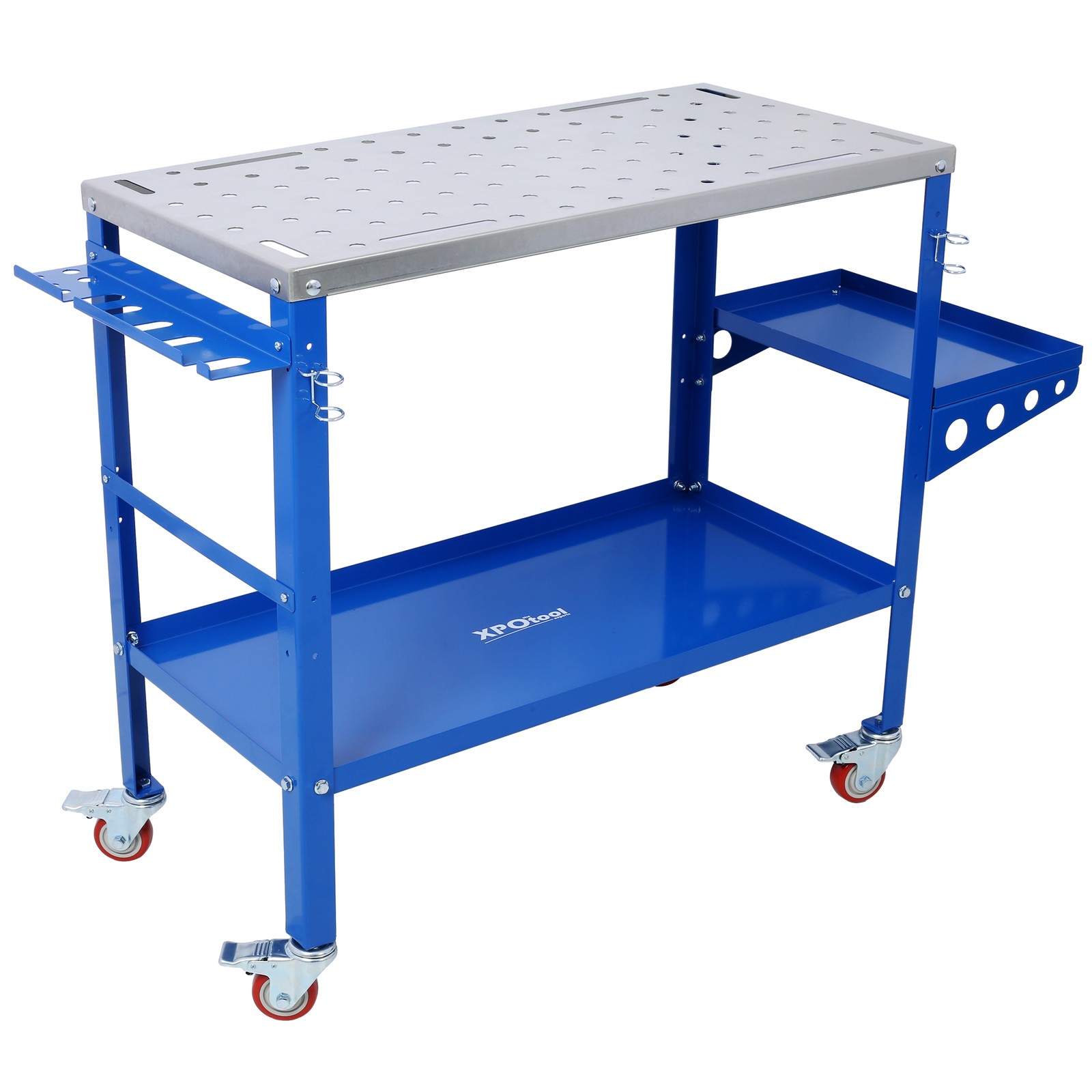 Foldable Steel Welding Table Adjustable Angle & Height 1200lbs Capacity 36"x18"