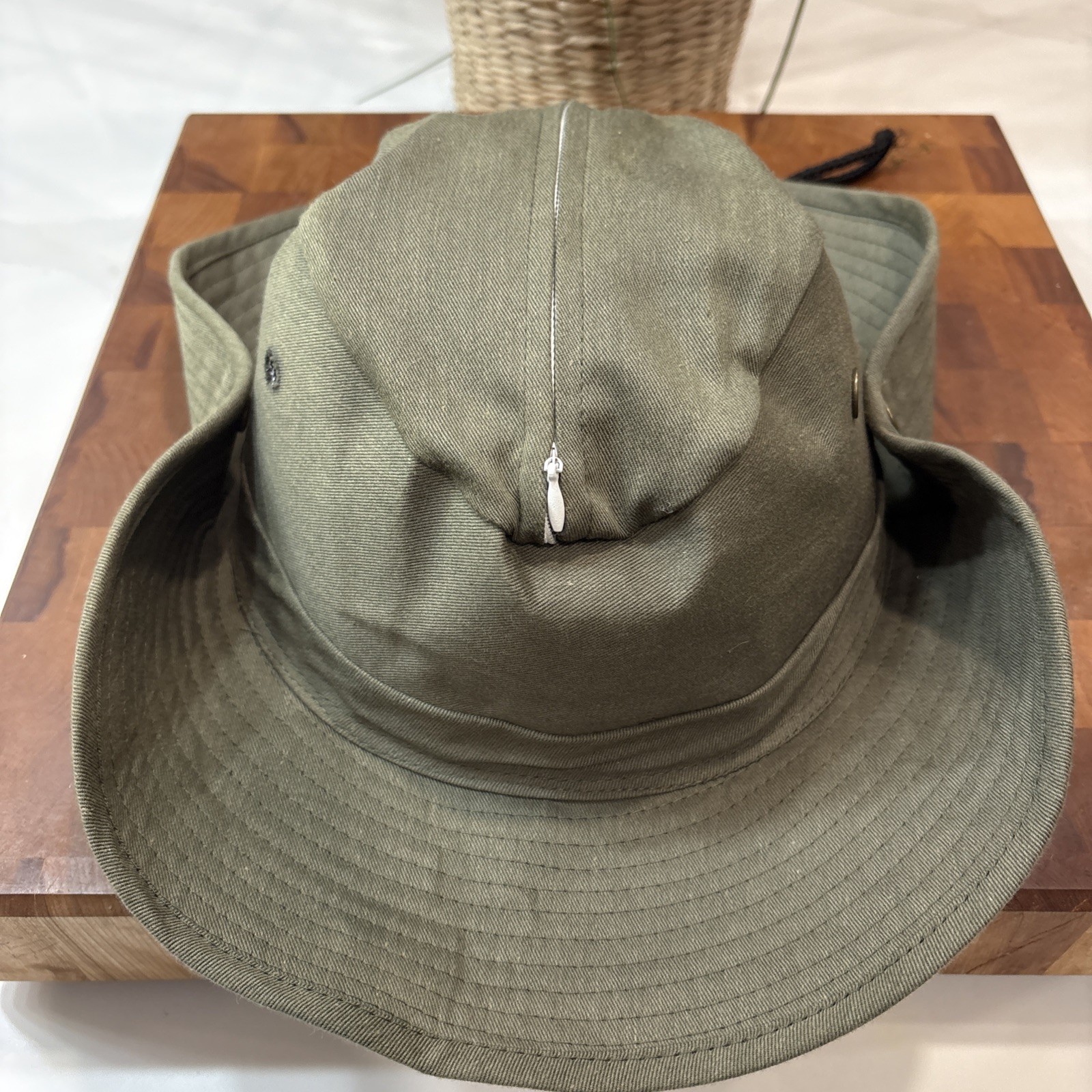 Bug Hat Trailblazer Olive 100% Cotton Size Large/XL UNISEX EUC