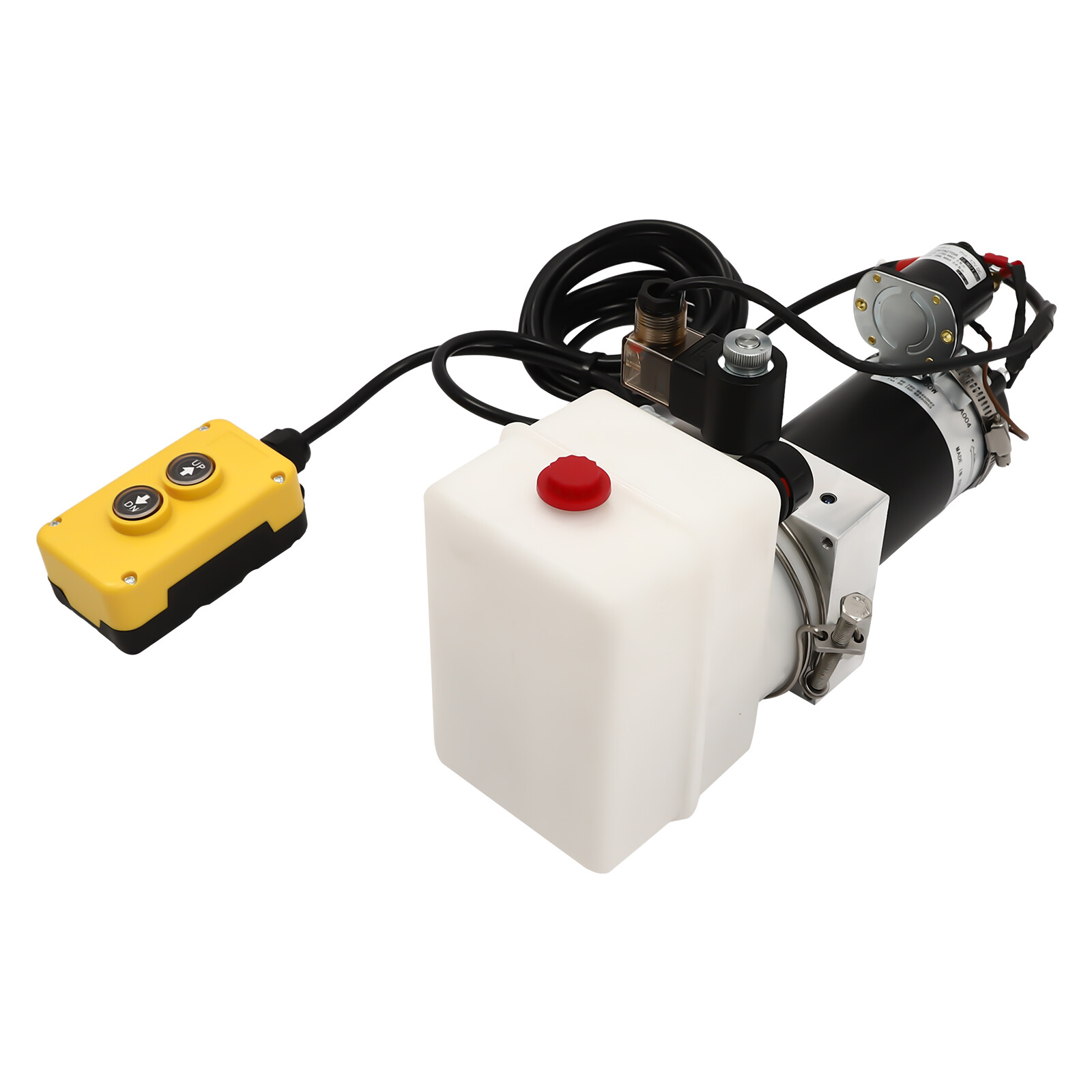 Hydraulic Power Unit 12V, Single Acting Dump Hydraulic Pump for Dump Trailer