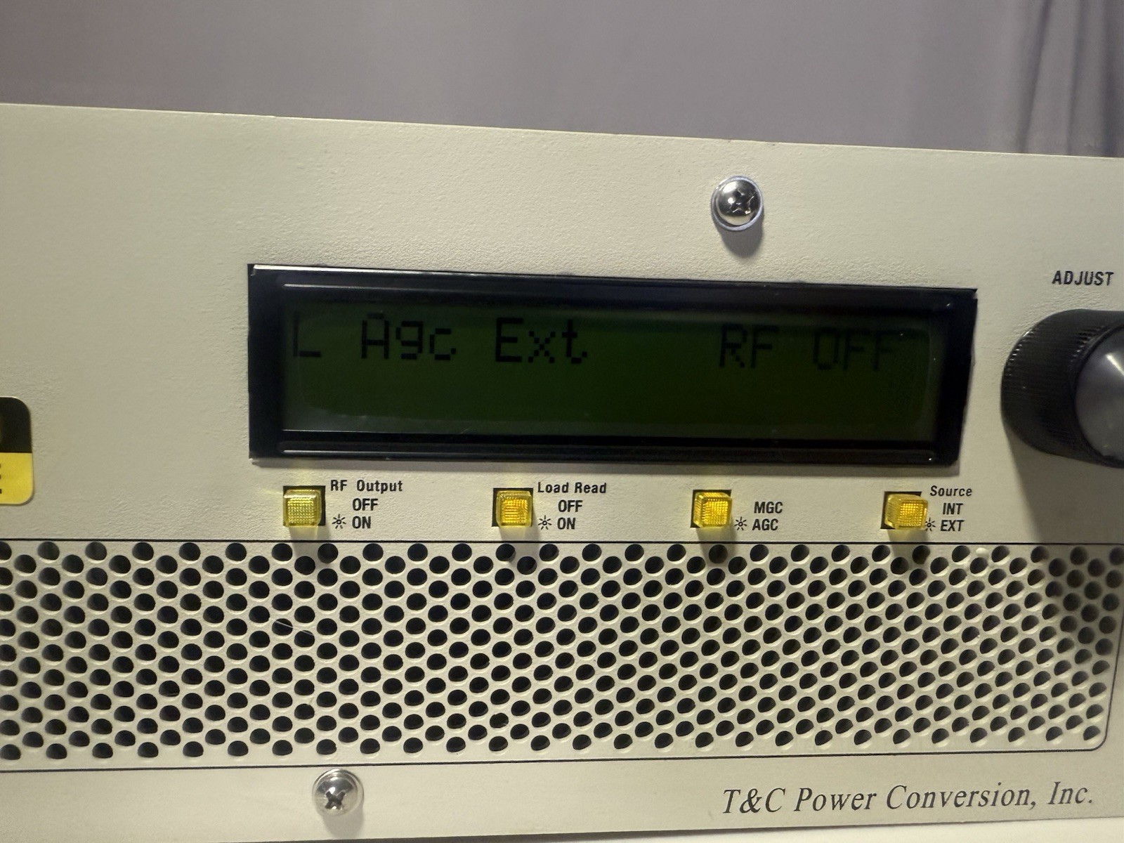 T&C power conversion AG1021 AG series amplifier LF amplifier/generator