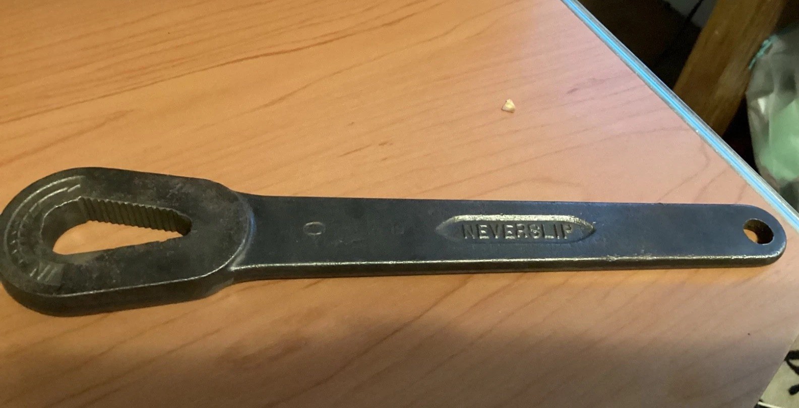 Vintage 1897 Neverslip No. 12  Horseshoe Calk Wrench Farrier Tool 9”- MUST SEE