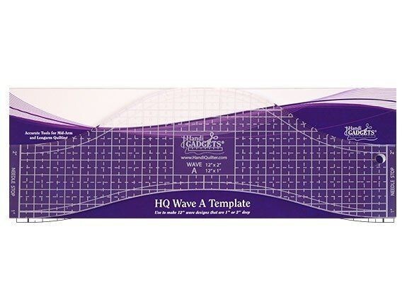 Handi Quilter Handi Gadgets HQ Wave A Quilting Ruler Template HG00608