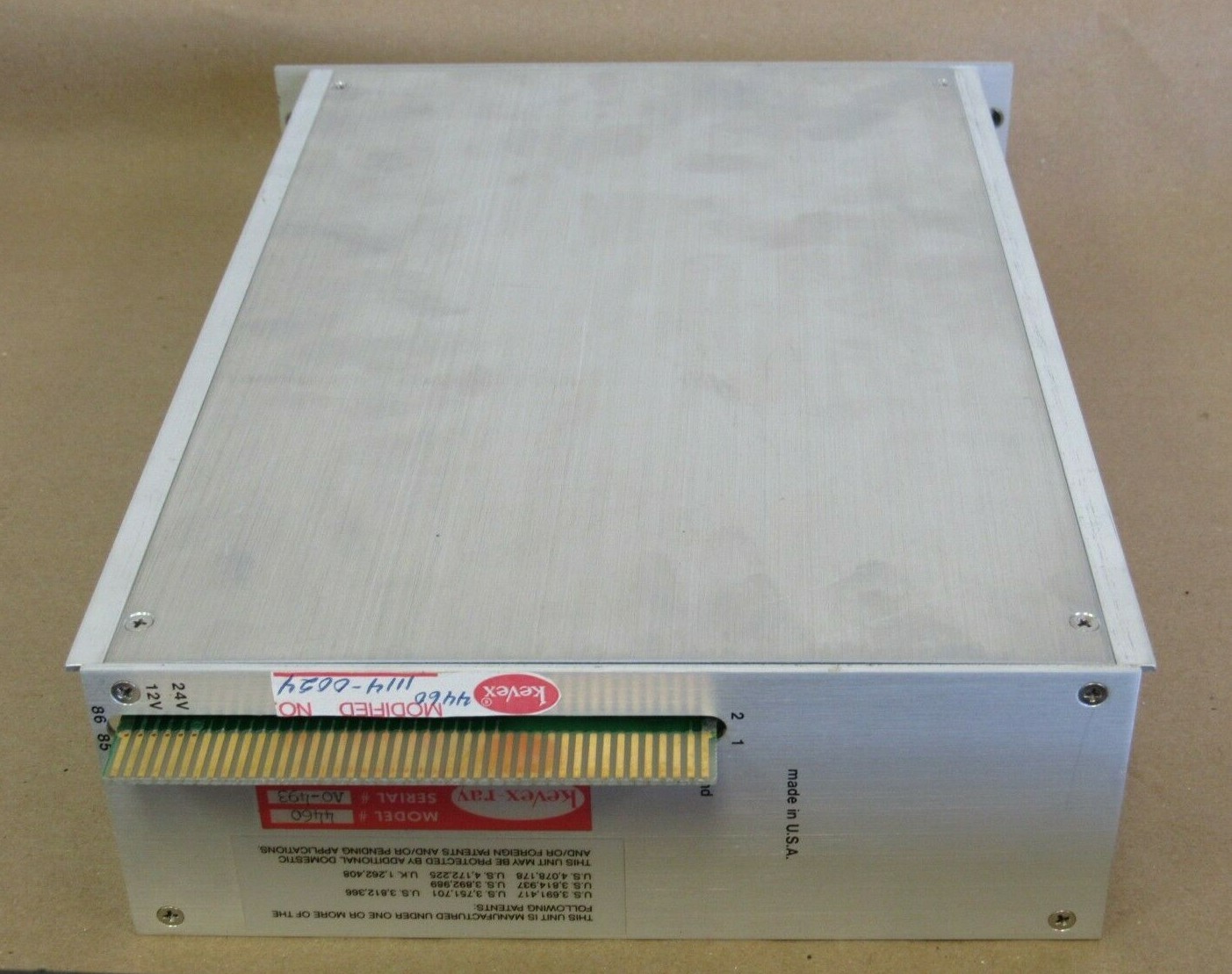 KEVEX PULSE PROCESSOR MODEL 4460, P/N 5744-6000, FROM KEVEX 8000 X-RAY COMPUTER