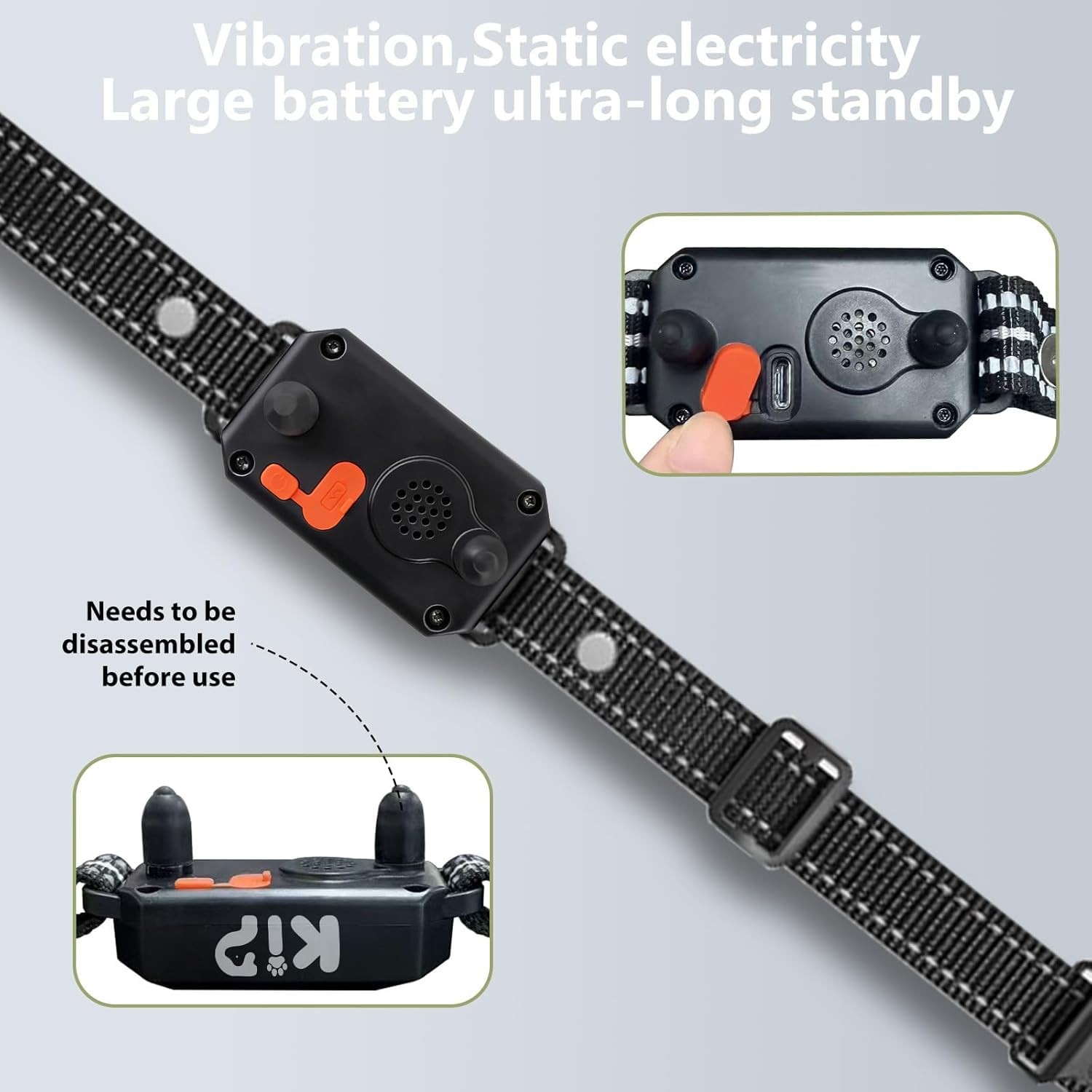 KIP Dog Training Collar with Deterrent Device, Waterproof E-Collar