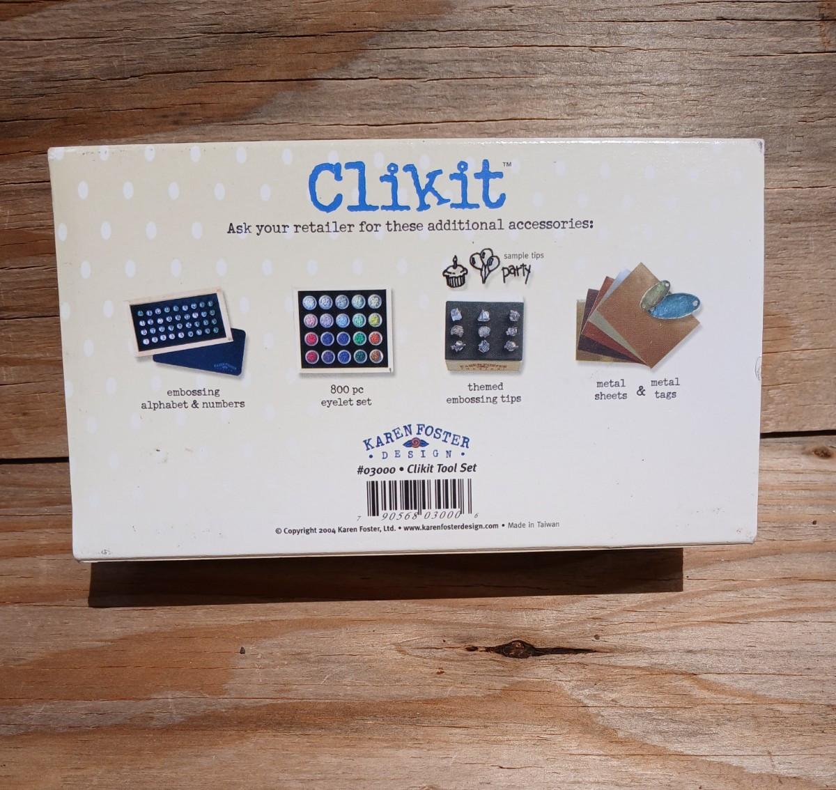 Karen Foster Design Clikit Multi-Purpose Spring-Action Scrapbooking Tool