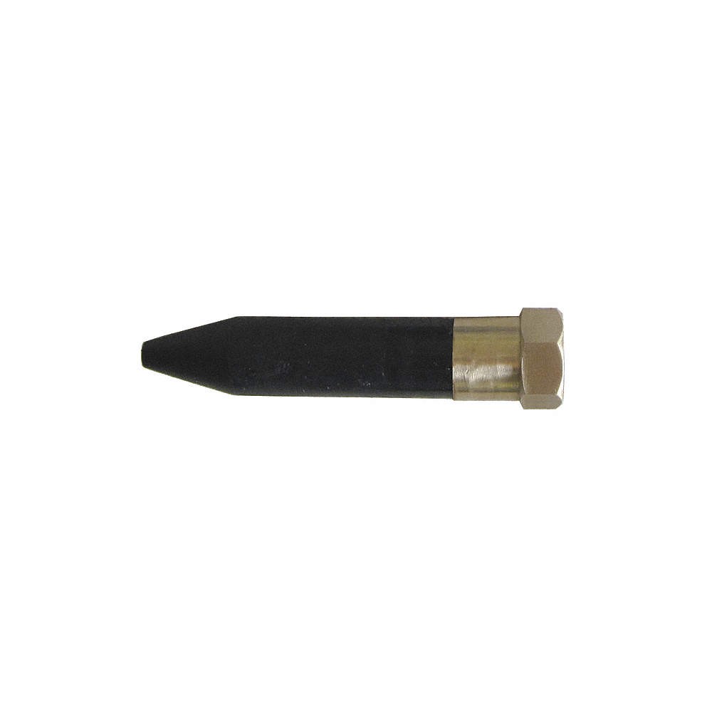 SPEEDAIRE 22YK82 Air Gun Nozzle,Rubber,3" L 22YK82