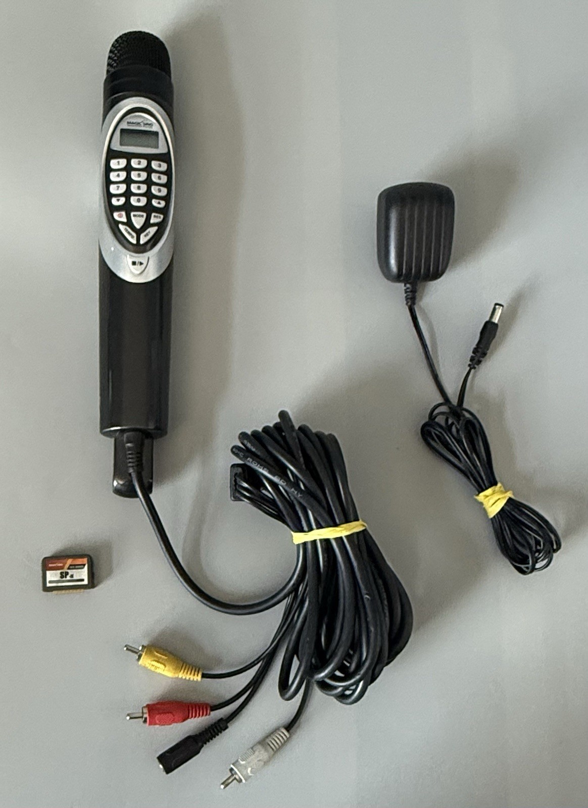 Magic Sing Handheld Karaoke Microphone — Tested/Working — w/ Accessories