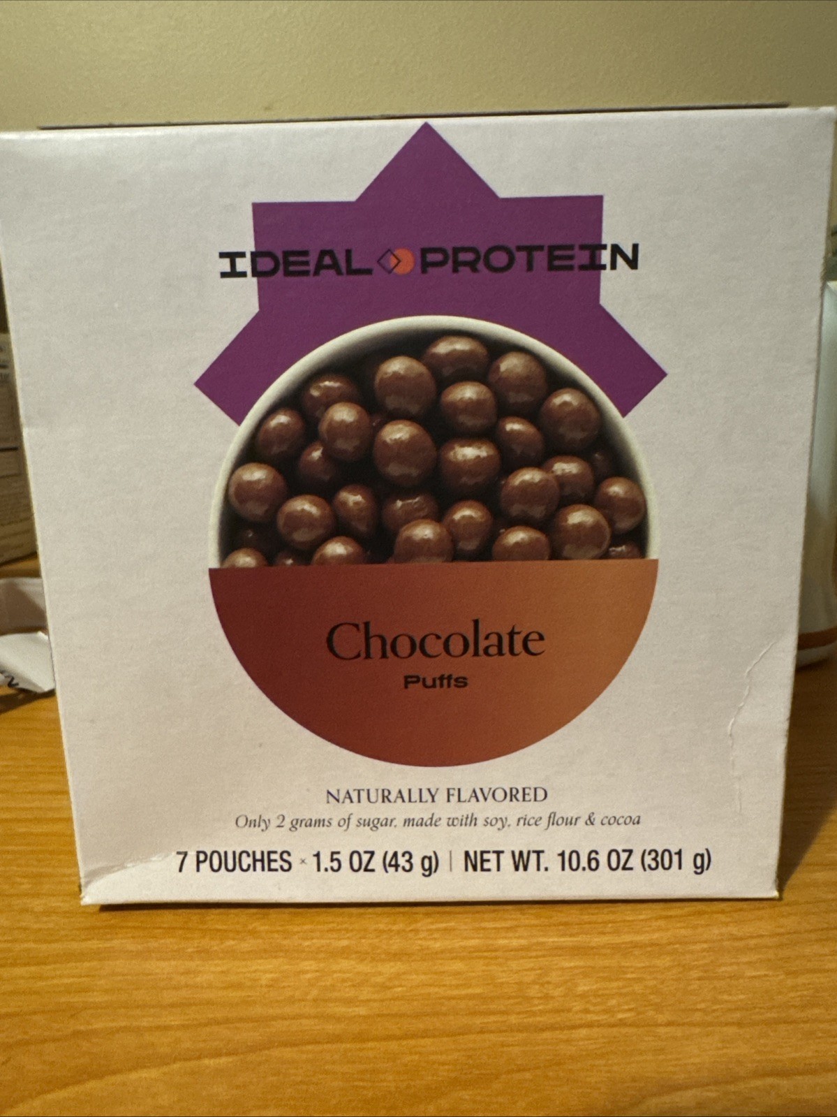 Ideal Protein Chocolate Puffs, 7-Pack