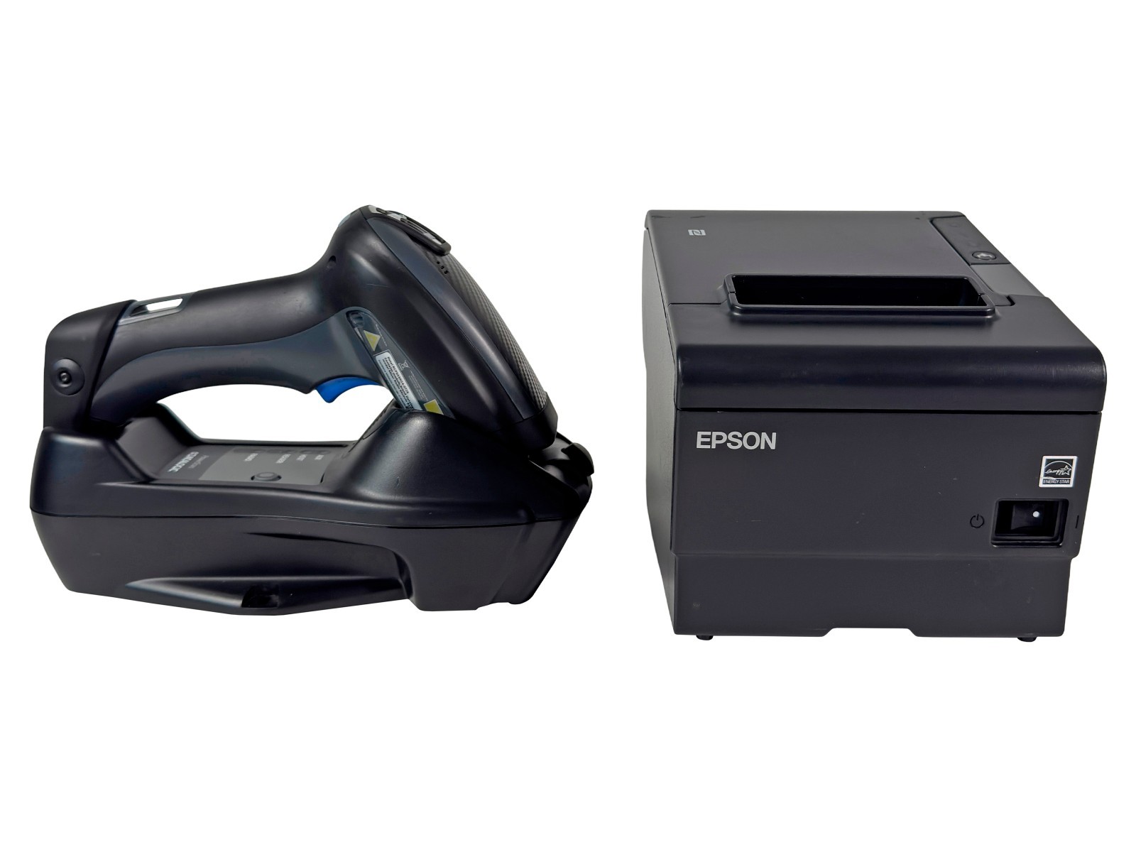 FOR SQUARE Printer + Barcode Scanner Epson TM-T88VI Datalogic Powerscan PM9501