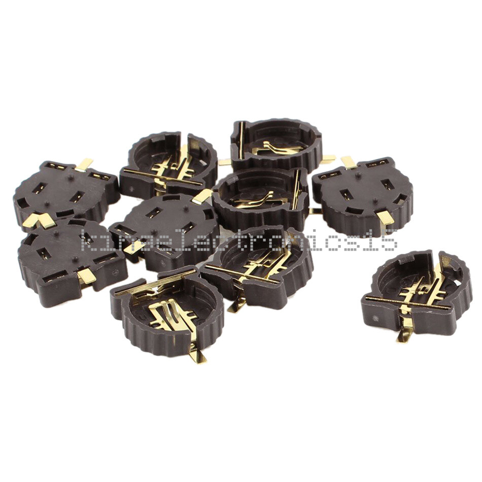20PCS Button Battery Socket Clip Holder Box Case Portable CR1220 NEW
