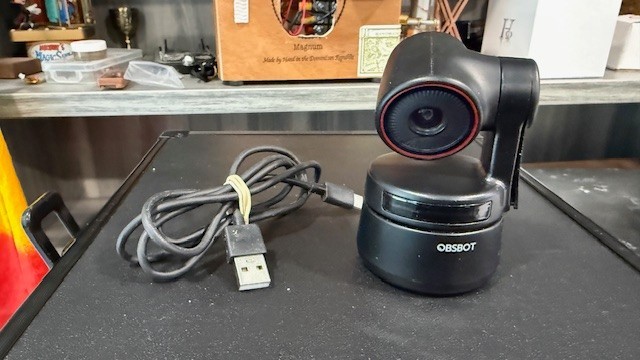 OBSBOT Tiny PTZ 4K Webcam AI Powered Auto Framing Autofocus Camera.