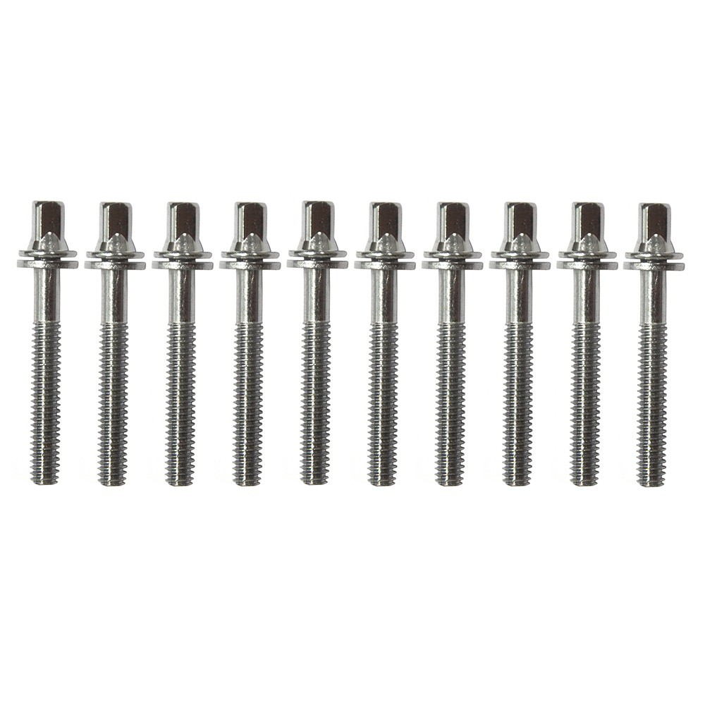 12Pcs Drum Tension Rods 35mm/1.4in With Washers Thread Diameter 7/32''
