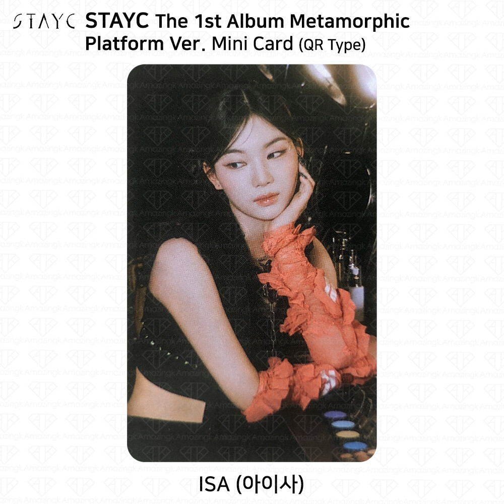 StayC The 1st Album Metamorphic Platform Ver Official Selfie Photocard QR Card