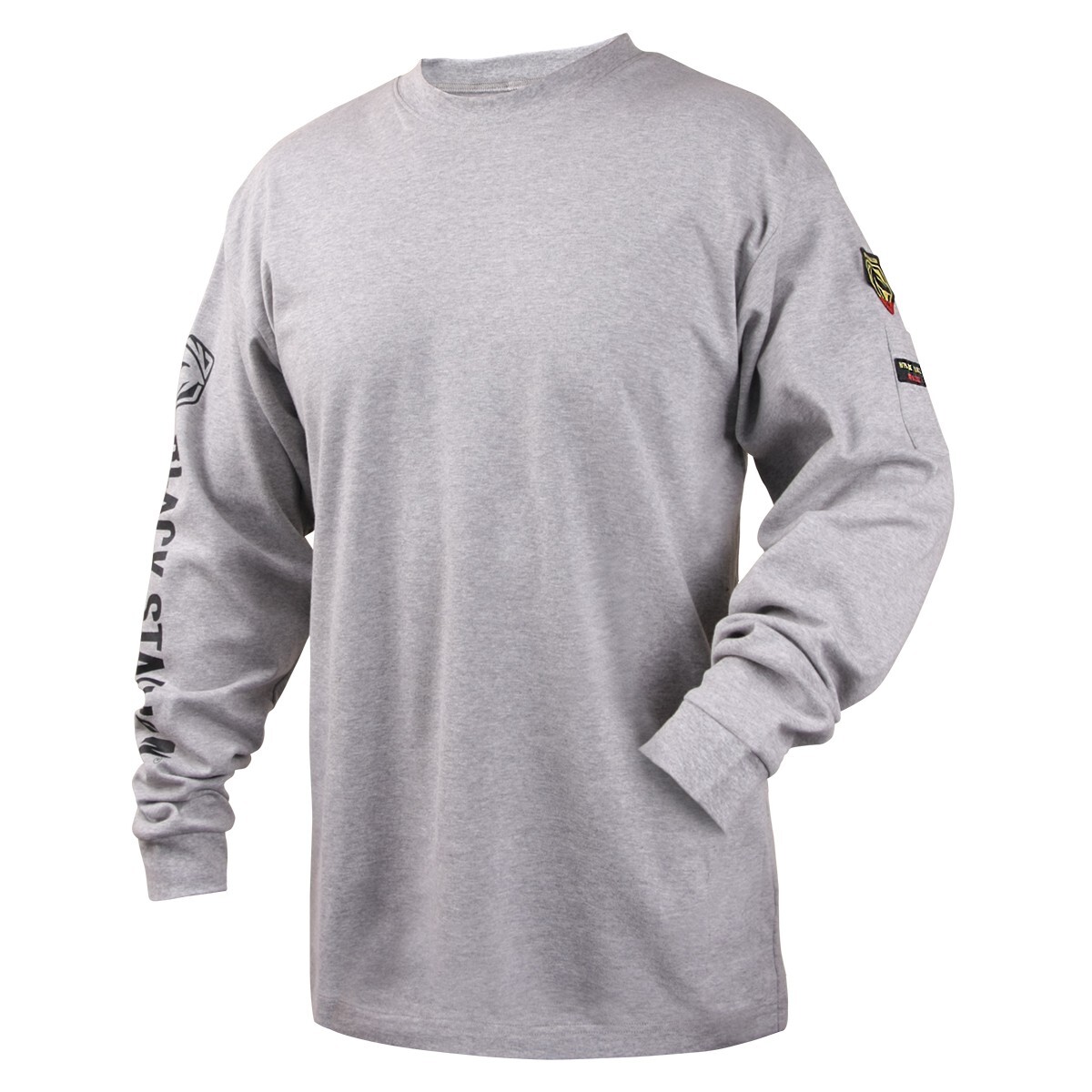 Black Stallion 7 oz. FR Cotton Knit Long-Sleeve T-Shirt M