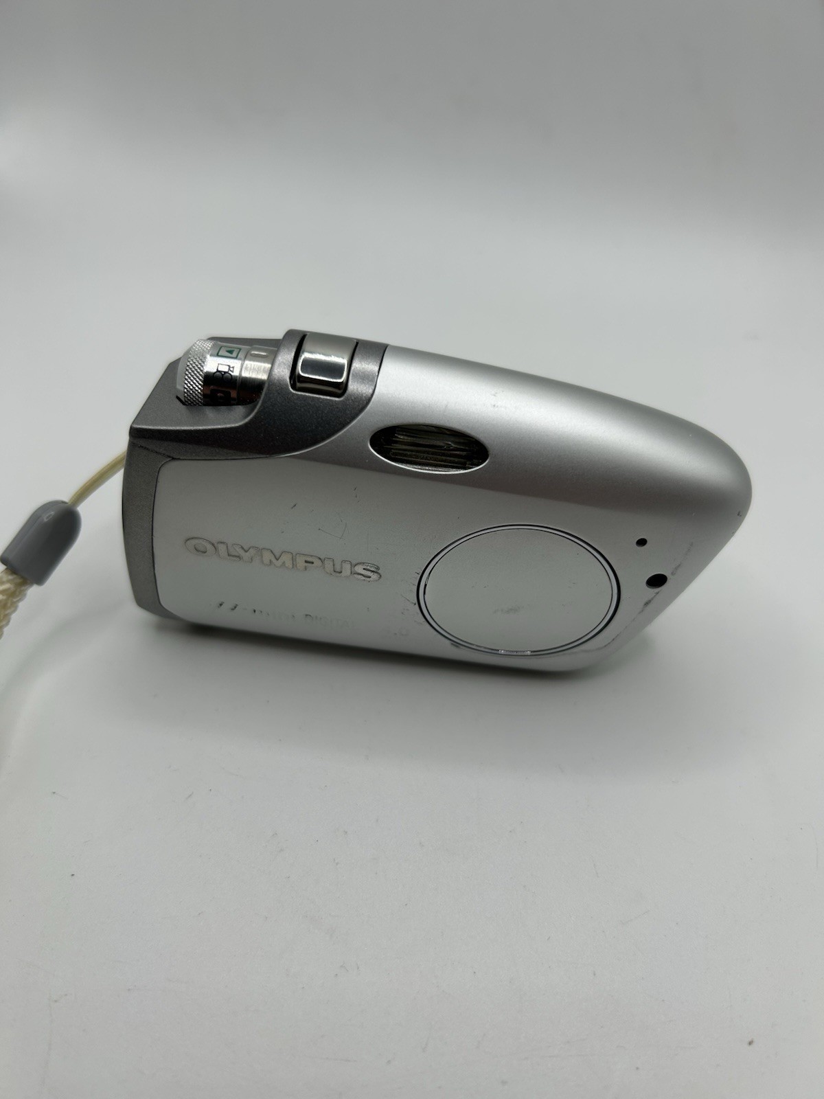 Olympus Mju Mini Digital Camera Silver Compact  - Untested