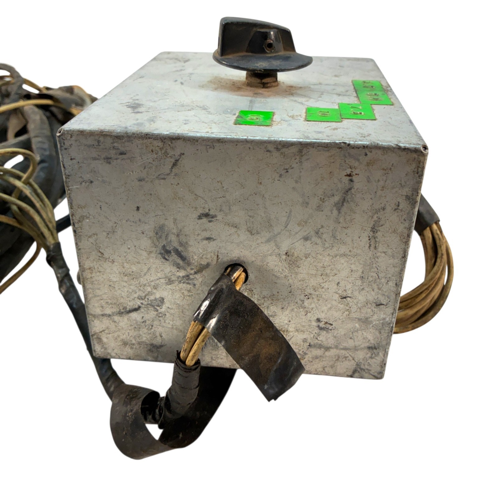 Vintage Rotary Selector Switch Box w/ 33ft Wiring Harness Leads Clip
