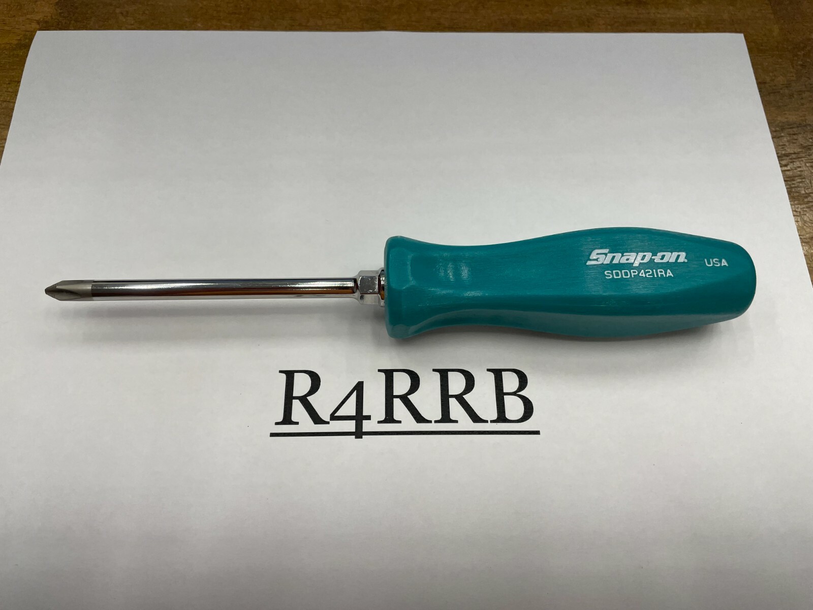 Snap-on Tools USA NEW TEAL Hard Handle #2 Phillips Screwdriver SDDP42IRATL